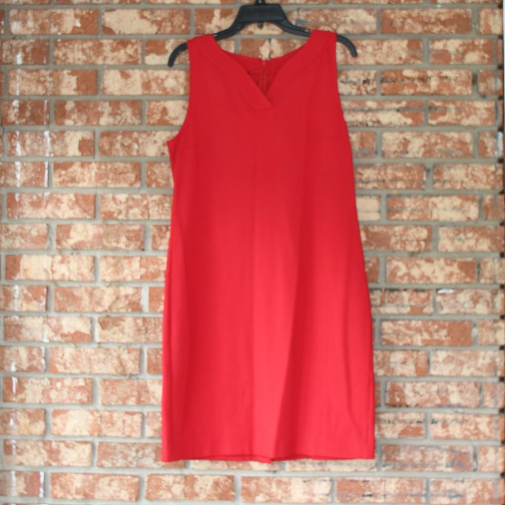 Talbots Red Dress NWT - Picture 2 of 5